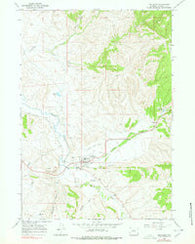 Ten Sleep Wyoming Historical topographic map, 1:24000 scale, 7.5 X 7.5 Minute, Year 1967