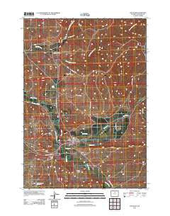 Ten Sleep Wyoming Historical topographic map, 1:24000 scale, 7.5 X 7.5 Minute, Year 2012