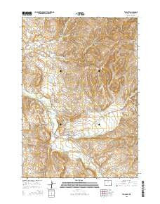 Ten Sleep Wyoming Current topographic map, 1:24000 scale, 7.5 X 7.5 Minute, Year 2015