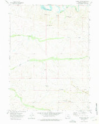 Tenmile Spring Wyoming Historical topographic map, 1:24000 scale, 7.5 X 7.5 Minute, Year 1971
