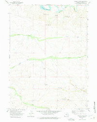 Tenmile Spring Wyoming Historical topographic map, 1:24000 scale, 7.5 X 7.5 Minute, Year 1971