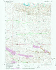Tenmile Spring Wyoming Historical topographic map, 1:24000 scale, 7.5 X 7.5 Minute, Year 1971