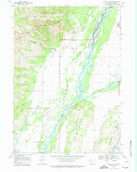 Teton Village Wyoming Historical topographic map, 1:24000 scale, 7.5 X 7.5 Minute, Year 1968
