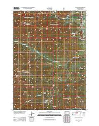 Teton Pass Wyoming Historical topographic map, 1:24000 scale, 7.5 X 7.5 Minute, Year 2012