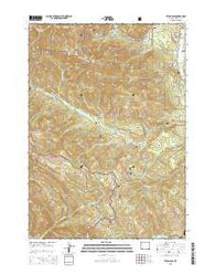 Teton Pass Wyoming Current topographic map, 1:24000 scale, 7.5 X 7.5 Minute, Year 2015