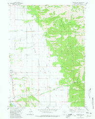 Thayne East Wyoming Historical topographic map, 1:24000 scale, 7.5 X 7.5 Minute, Year 1980