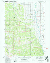 Thayne West Wyoming Historical topographic map, 1:24000 scale, 7.5 X 7.5 Minute, Year 1980