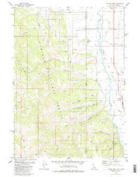 Thayne West Wyoming Historical topographic map, 1:24000 scale, 7.5 X 7.5 Minute, Year 1980