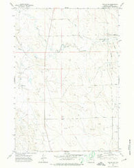 The Gap SW Wyoming Historical topographic map, 1:24000 scale, 7.5 X 7.5 Minute, Year 1971