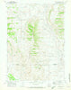 The Hogsback Wyoming Historical topographic map, 1:24000 scale, 7.5 X 7.5 Minute, Year 1969
