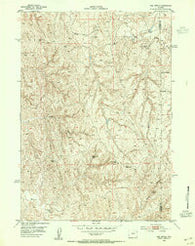 The Nipple Wyoming Historical topographic map, 1:24000 scale, 7.5 X 7.5 Minute, Year 1953