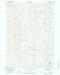 The Nipple Wyoming Historical topographic map, 1:24000 scale, 7.5 X 7.5 Minute, Year 1953