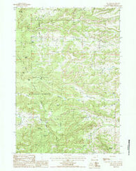 The Notch Wyoming Historical topographic map, 1:24000 scale, 7.5 X 7.5 Minute, Year 1984