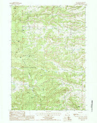 The Notch Wyoming Historical topographic map, 1:24000 scale, 7.5 X 7.5 Minute, Year 1984