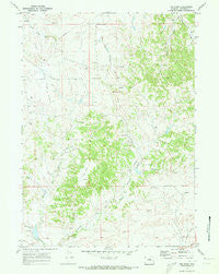 The Park Wyoming Historical topographic map, 1:24000 scale, 7.5 X 7.5 Minute, Year 1970