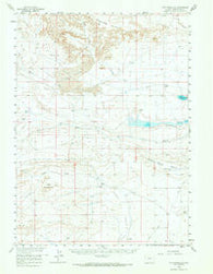 The Pinnacles Wyoming Historical topographic map, 1:62500 scale, 15 X 15 Minute, Year 1958