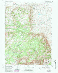 The Q Ranch Wyoming Historical topographic map, 1:24000 scale, 7.5 X 7.5 Minute, Year 1953