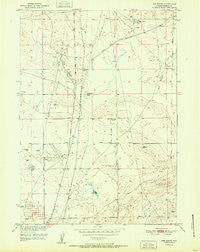 The Reefs Wyoming Historical topographic map, 1:24000 scale, 7.5 X 7.5 Minute, Year 1951