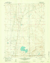 The Reefs Wyoming Historical topographic map, 1:24000 scale, 7.5 X 7.5 Minute, Year 1961