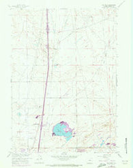 The Reefs Wyoming Historical topographic map, 1:24000 scale, 7.5 X 7.5 Minute, Year 1961