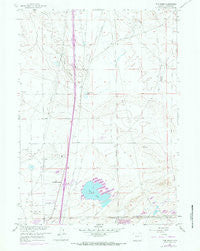 The Reefs Wyoming Historical topographic map, 1:24000 scale, 7.5 X 7.5 Minute, Year 1961