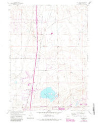 The Reefs Wyoming Historical topographic map, 1:24000 scale, 7.5 X 7.5 Minute, Year 1961