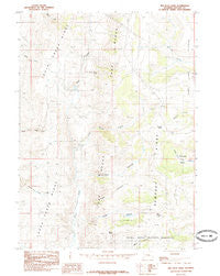 The Rock Slide Wyoming Historical topographic map, 1:24000 scale, 7.5 X 7.5 Minute, Year 1985