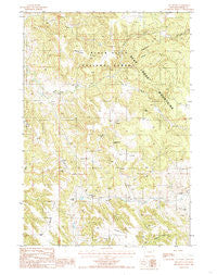 The Rocks Wyoming Historical topographic map, 1:24000 scale, 7.5 X 7.5 Minute, Year 1984