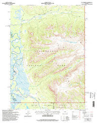 The Trident Wyoming Historical topographic map, 1:24000 scale, 7.5 X 7.5 Minute, Year 1996