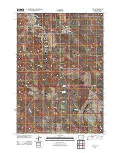The Gap Wyoming Historical topographic map, 1:24000 scale, 7.5 X 7.5 Minute, Year 2012