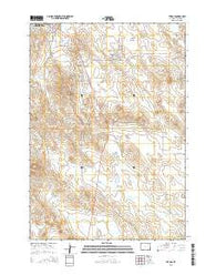 The Gap Wyoming Current topographic map, 1:24000 scale, 7.5 X 7.5 Minute, Year 2015