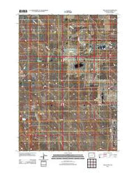 The Gap SW Wyoming Historical topographic map, 1:24000 scale, 7.5 X 7.5 Minute, Year 2012