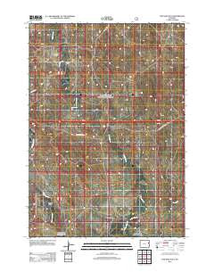 The Nose East Wyoming Historical topographic map, 1:24000 scale, 7.5 X 7.5 Minute, Year 2012