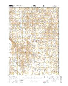 The Nose East Wyoming Current topographic map, 1:24000 scale, 7.5 X 7.5 Minute, Year 2015