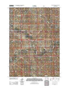 The Nose West Wyoming Historical topographic map, 1:24000 scale, 7.5 X 7.5 Minute, Year 2012