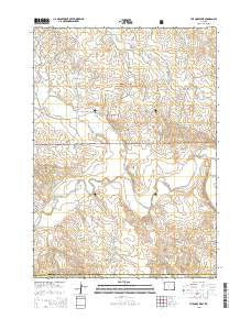 The Nose West Wyoming Current topographic map, 1:24000 scale, 7.5 X 7.5 Minute, Year 2015