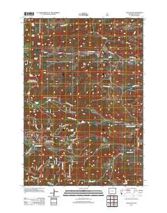 The Notch Wyoming Historical topographic map, 1:24000 scale, 7.5 X 7.5 Minute, Year 2012