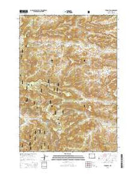 The Notch Wyoming Current topographic map, 1:24000 scale, 7.5 X 7.5 Minute, Year 2015