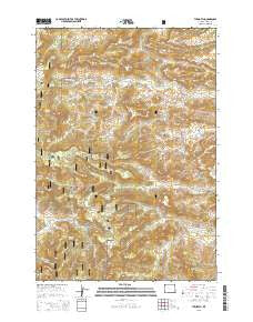 The Notch Wyoming Current topographic map, 1:24000 scale, 7.5 X 7.5 Minute, Year 2015