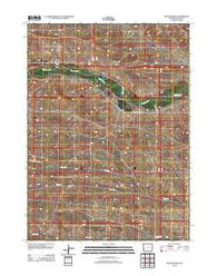 The Palisades Wyoming Historical topographic map, 1:24000 scale, 7.5 X 7.5 Minute, Year 2012