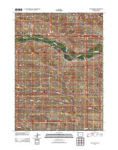 The Palisades Wyoming Historical topographic map, 1:24000 scale, 7.5 X 7.5 Minute, Year 2012