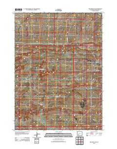 The Pinnacles Wyoming Historical topographic map, 1:24000 scale, 7.5 X 7.5 Minute, Year 2012