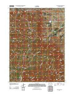 The Q Ranch Wyoming Historical topographic map, 1:24000 scale, 7.5 X 7.5 Minute, Year 2012