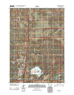 The Reefs Wyoming Historical topographic map, 1:24000 scale, 7.5 X 7.5 Minute, Year 2012