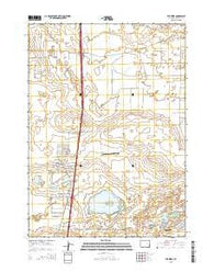 The Reefs Wyoming Current topographic map, 1:24000 scale, 7.5 X 7.5 Minute, Year 2015