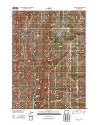 The Rock Slide Wyoming Historical topographic map, 1:24000 scale, 7.5 X 7.5 Minute, Year 2012