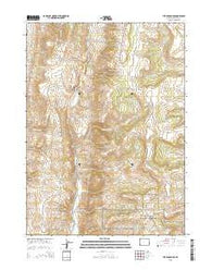 The Rock Slide Wyoming Current topographic map, 1:24000 scale, 7.5 X 7.5 Minute, Year 2015