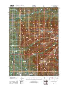 The Trident Wyoming Historical topographic map, 1:24000 scale, 7.5 X 7.5 Minute, Year 2012