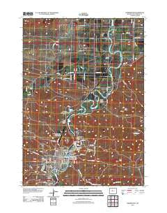 Thermopolis Wyoming Historical topographic map, 1:24000 scale, 7.5 X 7.5 Minute, Year 2012