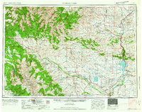 Thermopolis Wyoming Historical topographic map, 1:250000 scale, 1 X 2 Degree, Year 1962